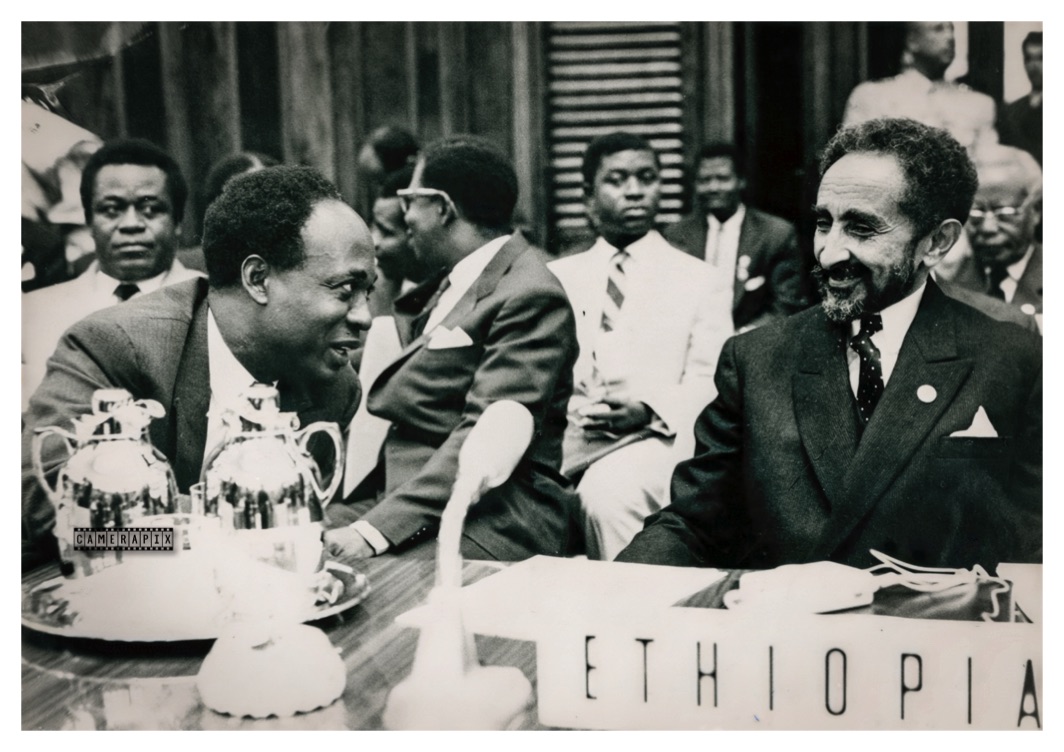 Kwame Nkrumah and Haile Selassie